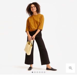 Everlane Wide Leg Crop-00 Black